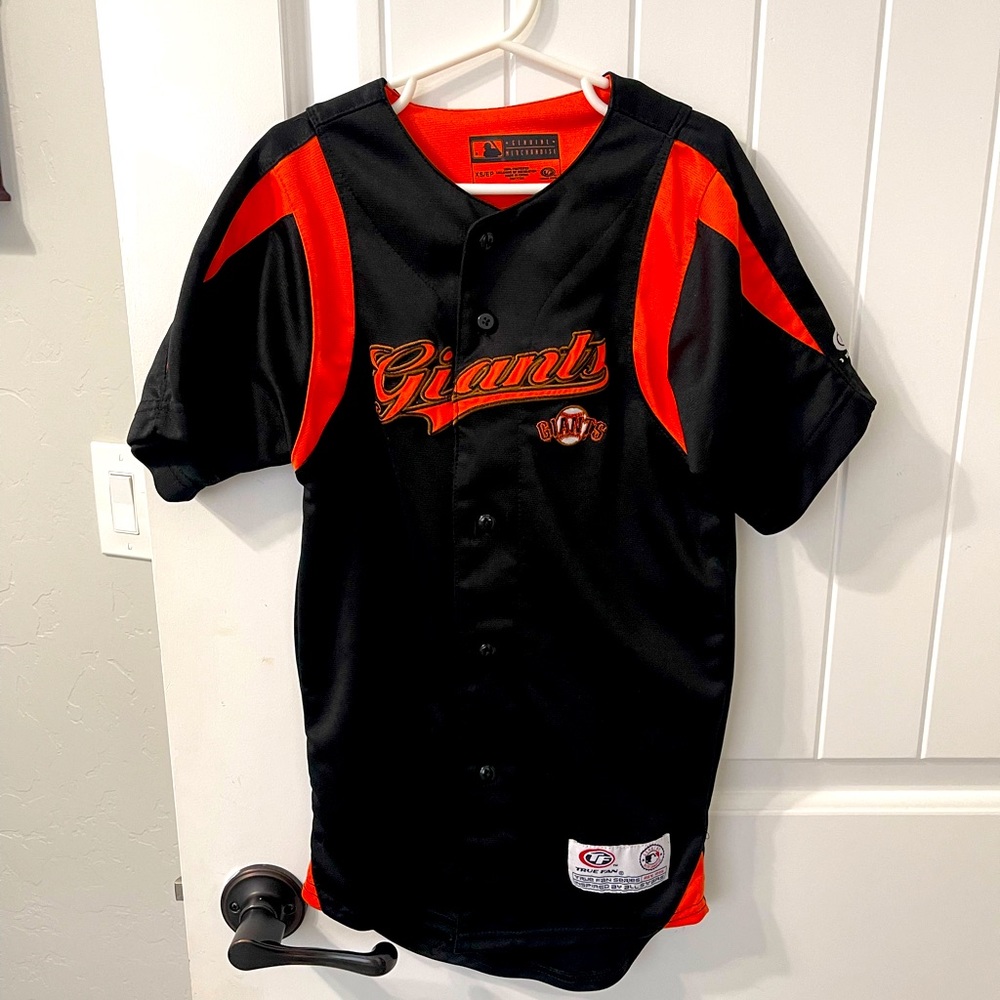 SF Giants baseball youth jersey